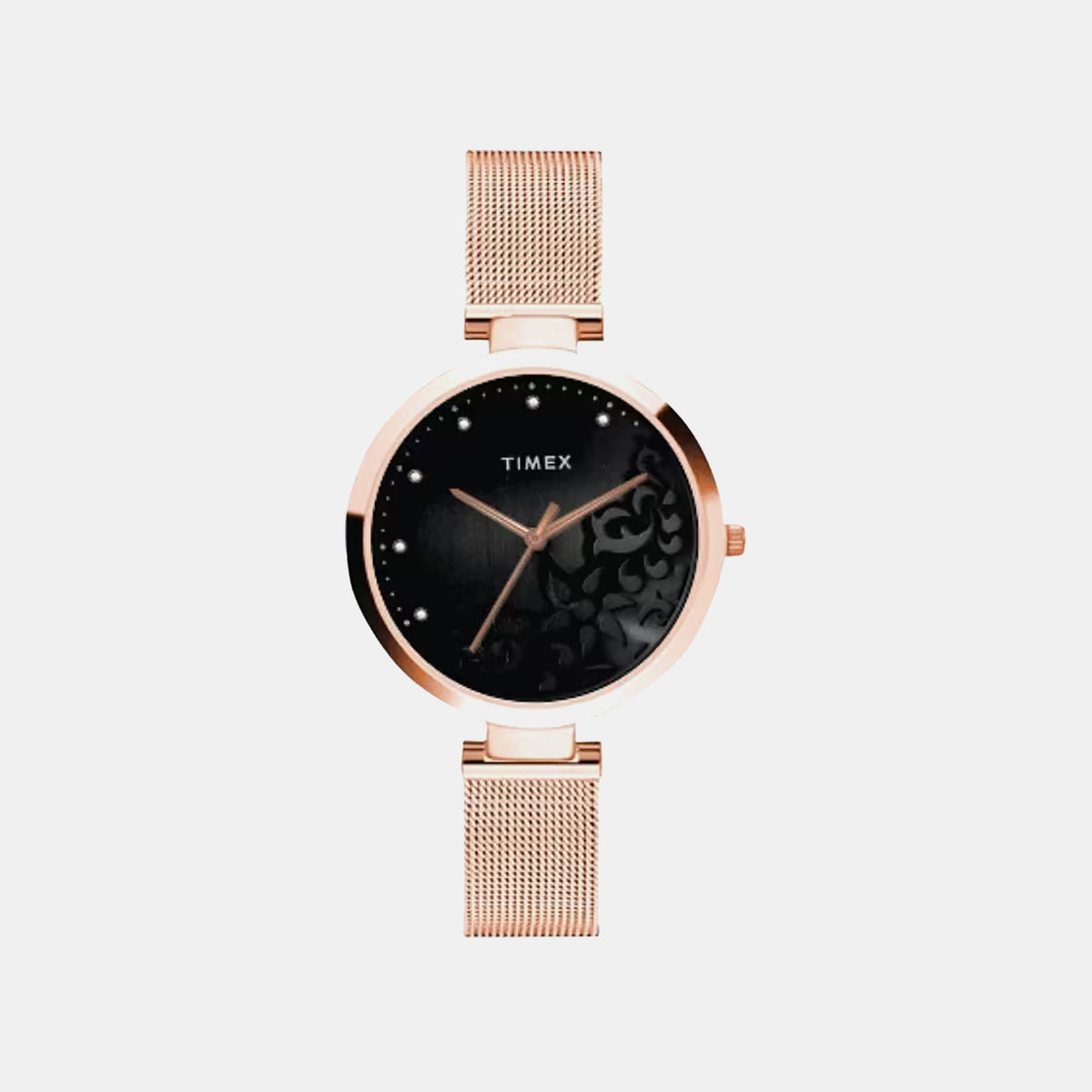 Trendline Women Quartz Grey Dial Analog Mesh Watch TW000X222
