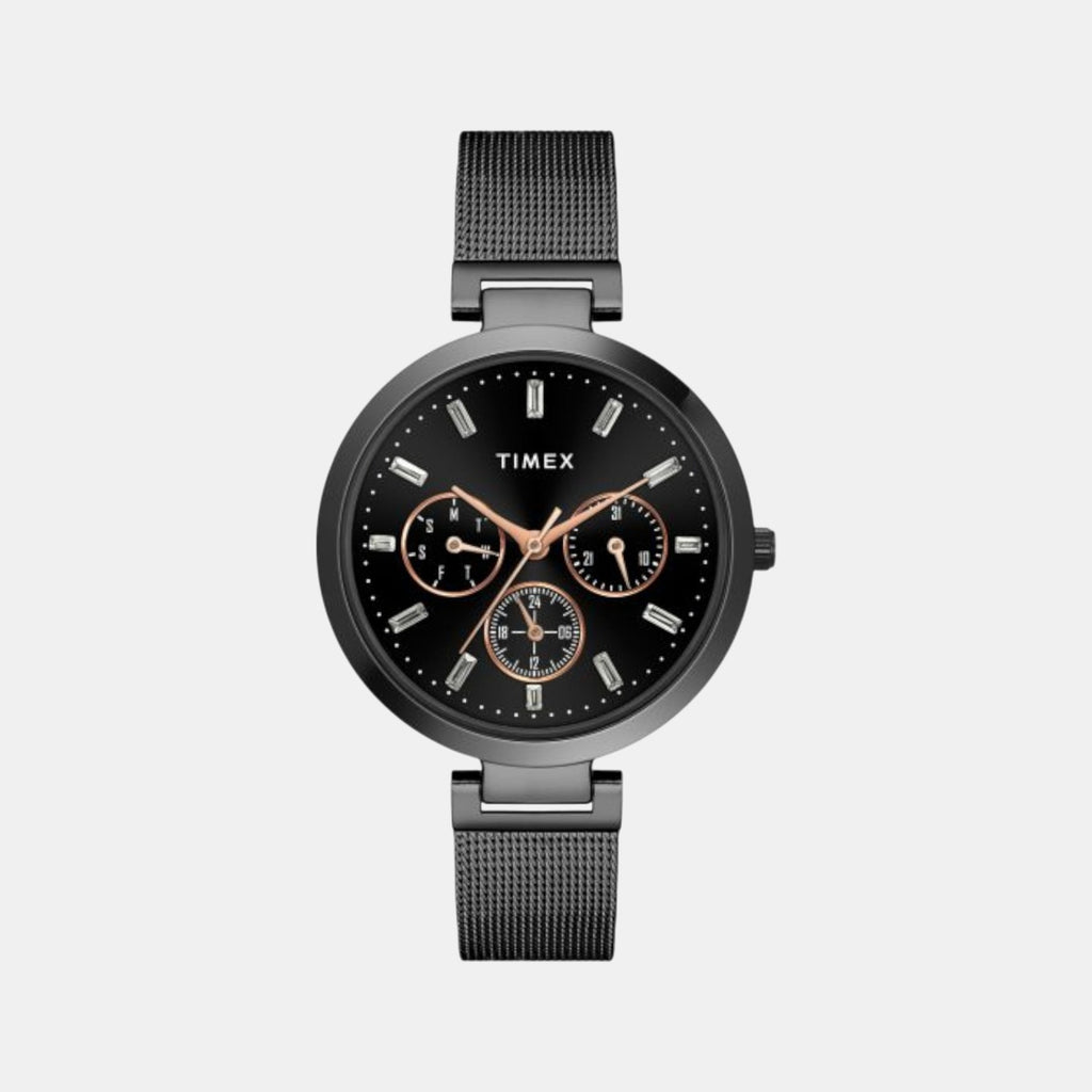 Fashion Women Quartz Dial Chronograph Stainless Steel Watch TW000X243