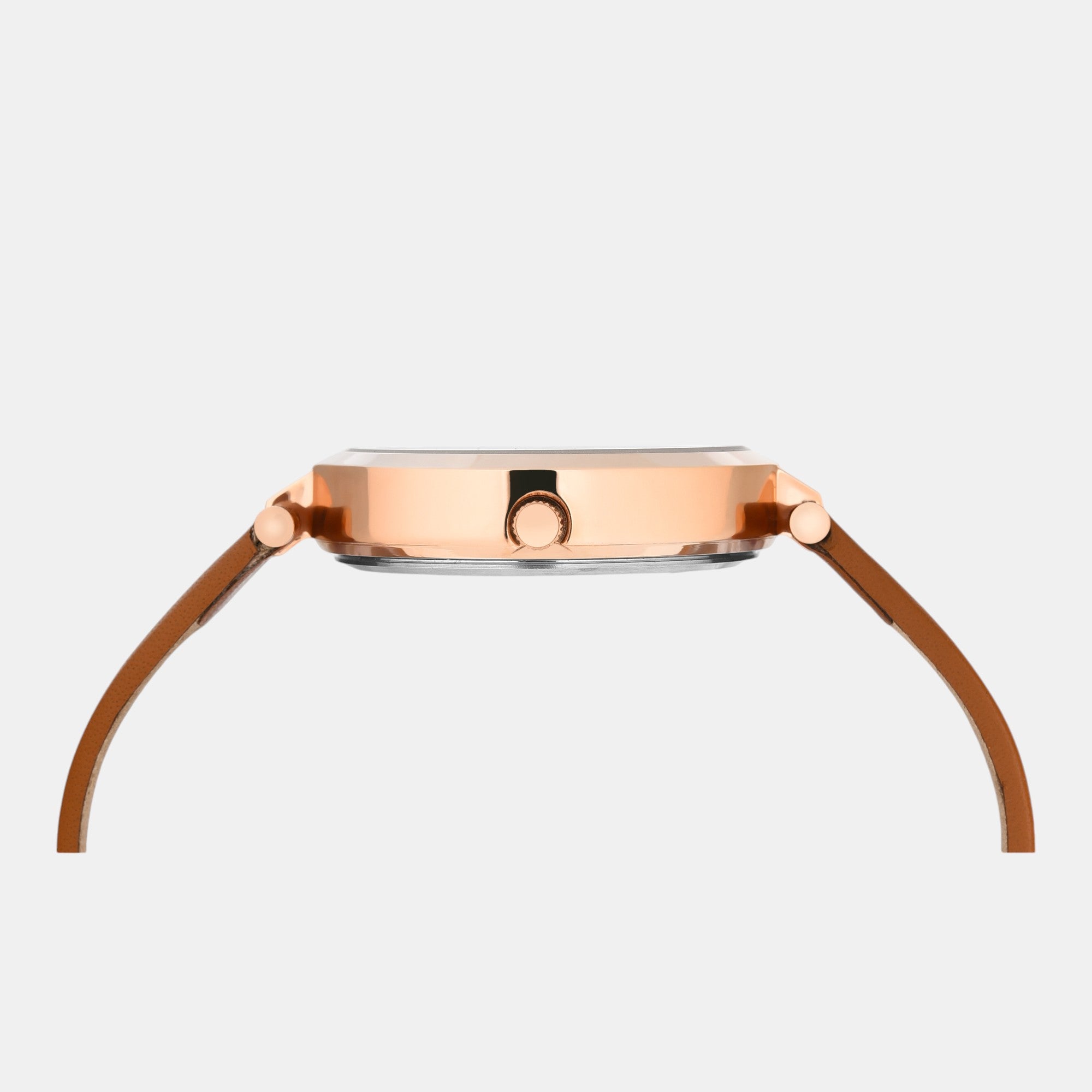 Fashion Women Quartz Blue Dial Analog Leather Watch TW000X246