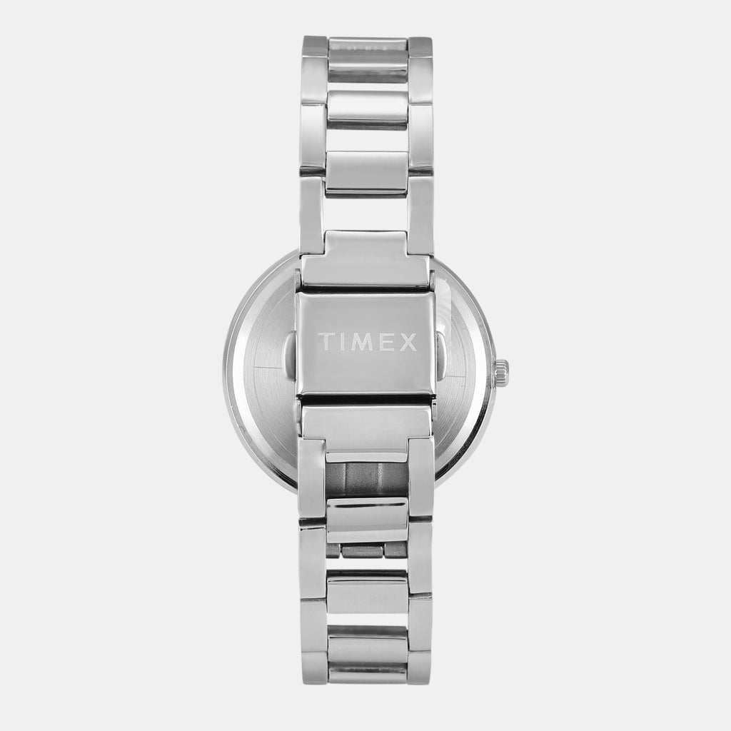 Fashion Women Quartz Blue Dial Multi-Function Stainless Steel Watch TW000X247