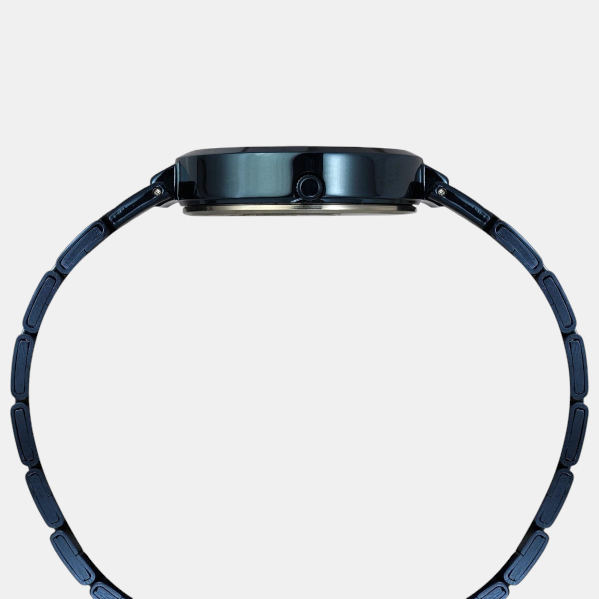 Fashion Women Quartz Blue Dial Multi-Function Stainless Steel Watch TW000X268