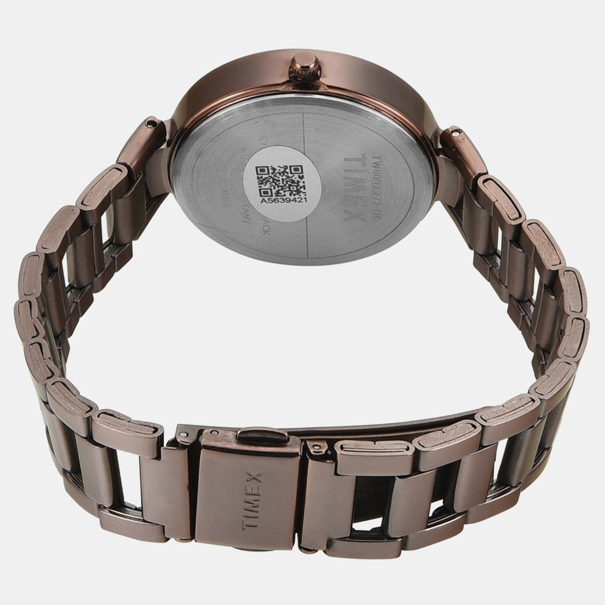 Trendline Women Quartz Brown Dial Analog Stainless Steel Watch TW000X272