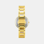 Fashion Women Quartz Green Dial Analog Stainless Steel Watch TW000X275
