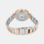 Women Quartz Silver Dial Analog Stainless Steel Watch TW000X278