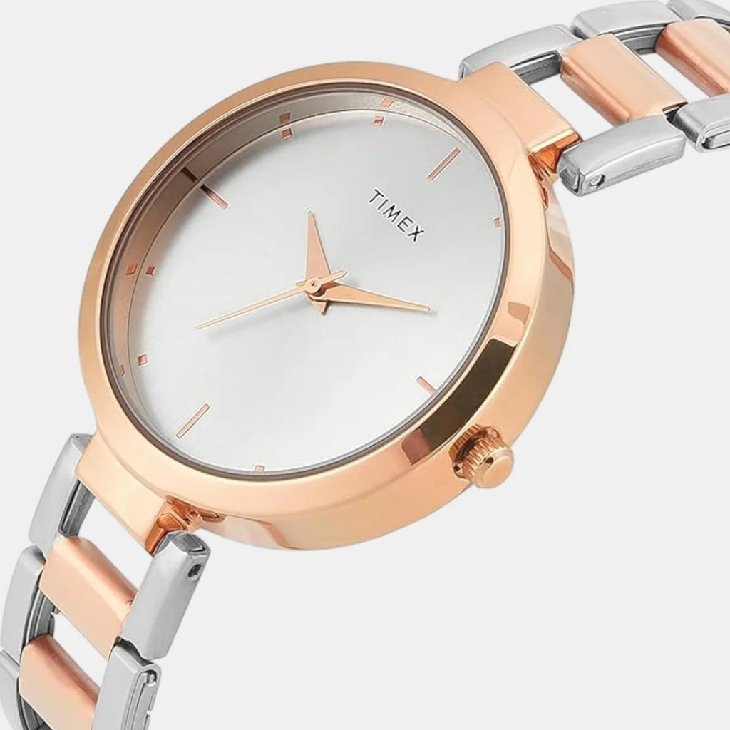 Trendline Women Quartz Silver Dial Analog Stainless Steel Watch TW000X278