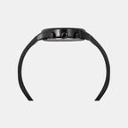 Men Quartz Black Dial Multi-Function Leather Watch TW003HG28