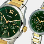 Trendline Pair Quartz Dial Chronograph Stainless Steel Watch TW00PR278