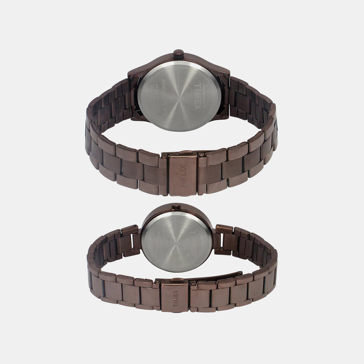 Trendline Couple Quartz Brown Dial Analog Stainless Steel Watch TW00PR295