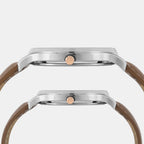 Trendline Pair Quartz Dial Analog Leather Watch TW00PR300