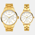 Trendline Pair Quartz Dial Multi-Function Stainless Steel Watch TW00PR303