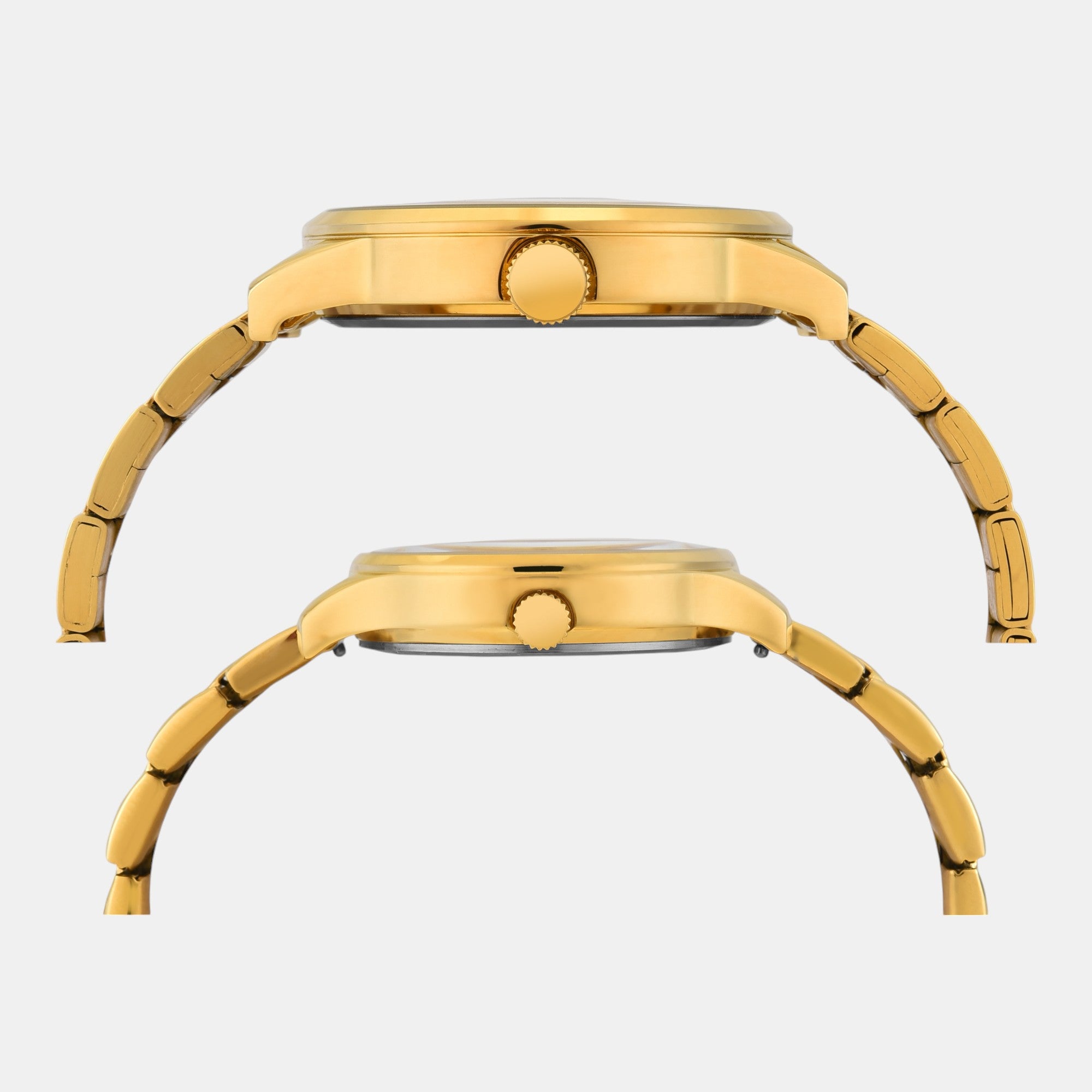 Fashion Couple Quartz Silver Dial Multi-Function Stainless Steel Watch TW00PR303