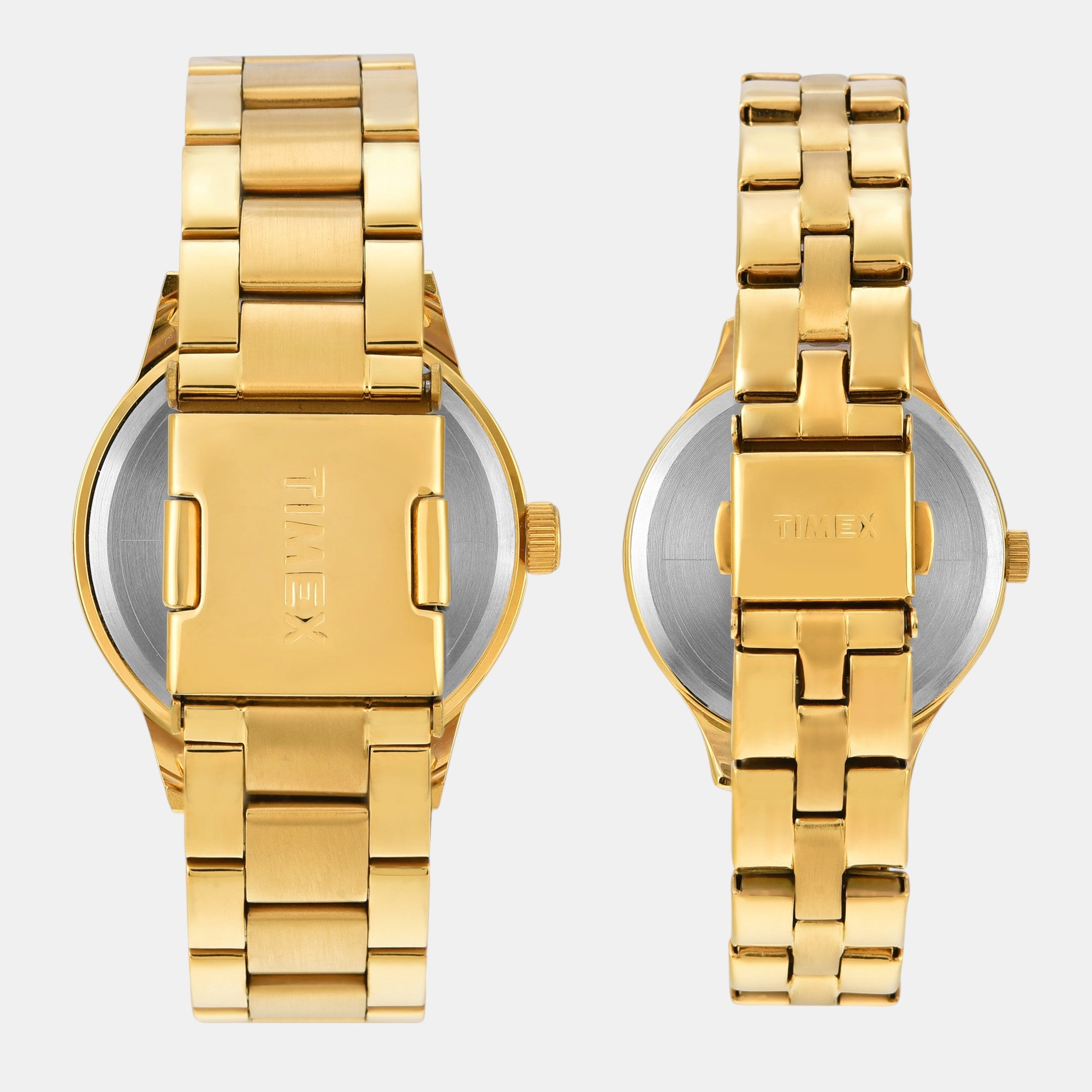 Fashion Couple Quartz Silver Dial Multi-Function Stainless Steel Watch TW00PR303