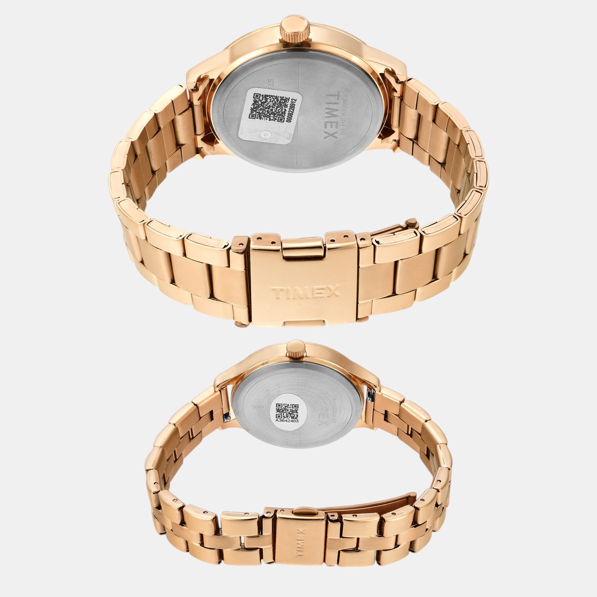 Fashion Couple Quartz Silver Dial Multi-Function Stainless Steel Watch TW00PR304