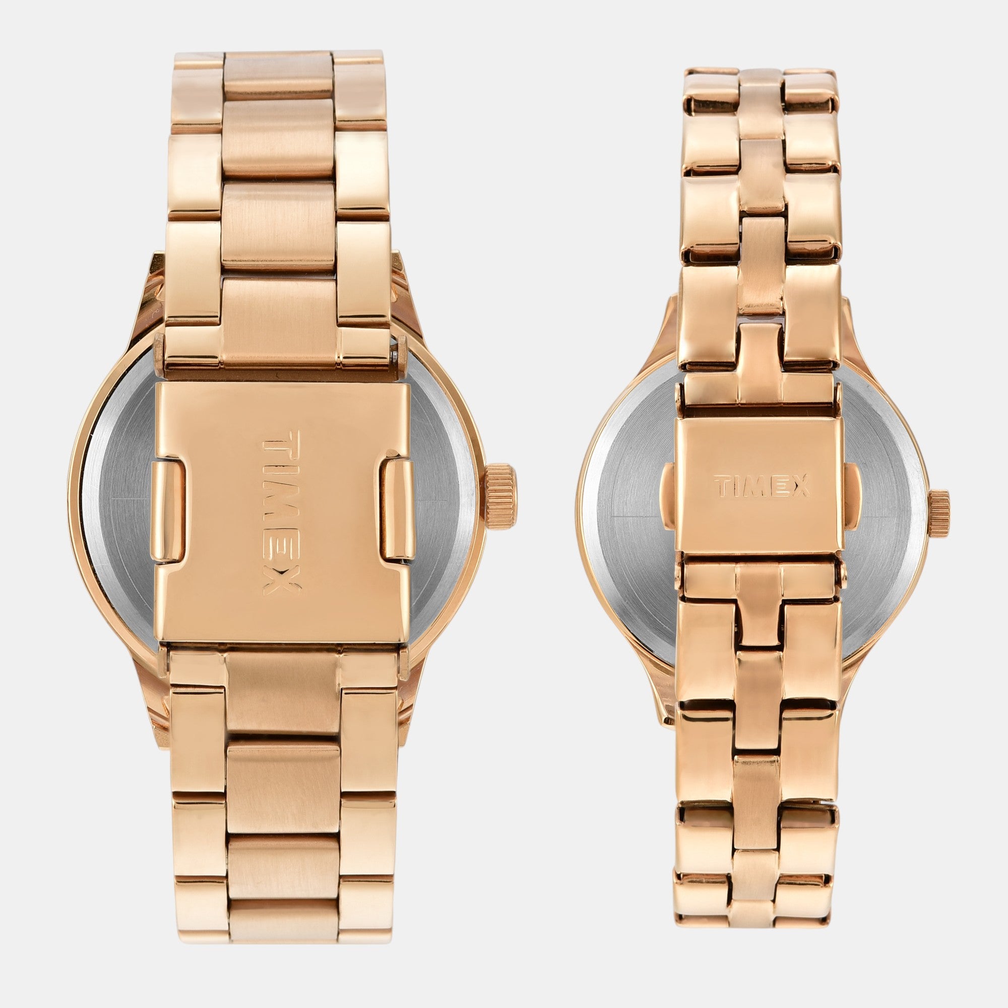 Fashion Couple Quartz Silver Dial Multi-Function Stainless Steel Watch TW00PR304