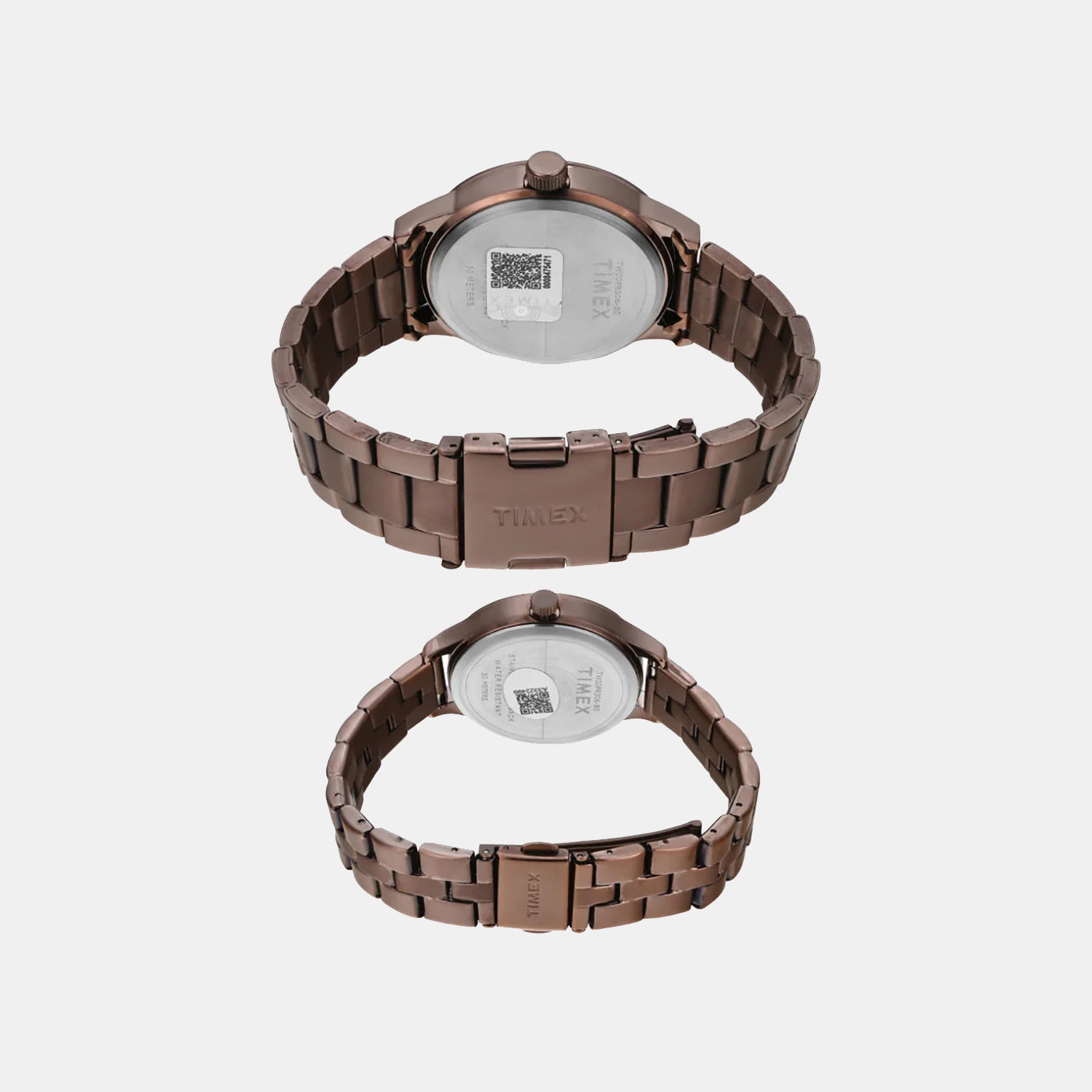 Couple Quartz Beige Dial Multi-Function Stainless Steel Watch TW00PR306