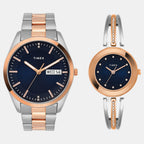 Trendline Pair Quartz Dial Analog Stainless Steel Watch TW00PR309