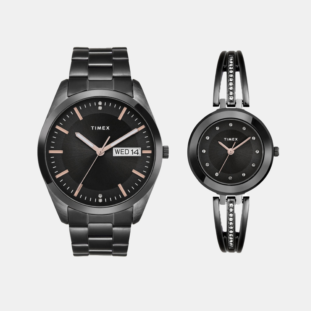 Trendline Pair Quartz Dial Analog Stainless Steel Watch TW00PR310