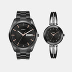 Trendline Pair Quartz Dial Analog Stainless Steel Watch TW00PR310