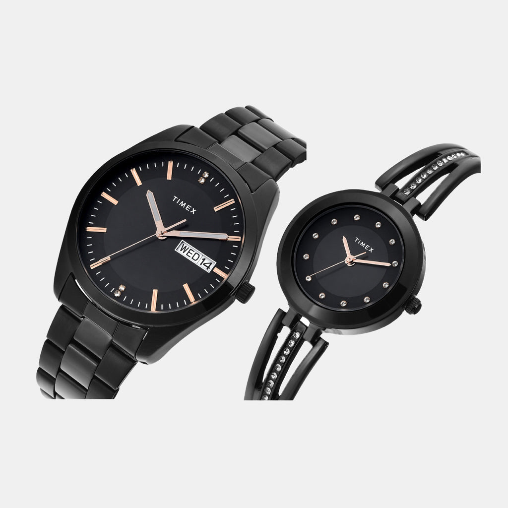 Trendline Pair Quartz Dial Analog Stainless Steel Watch TW00PR310
