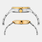 Fashion Couple Quartz White Dial Multi-Function Stainless Steel Watch TW00PR312