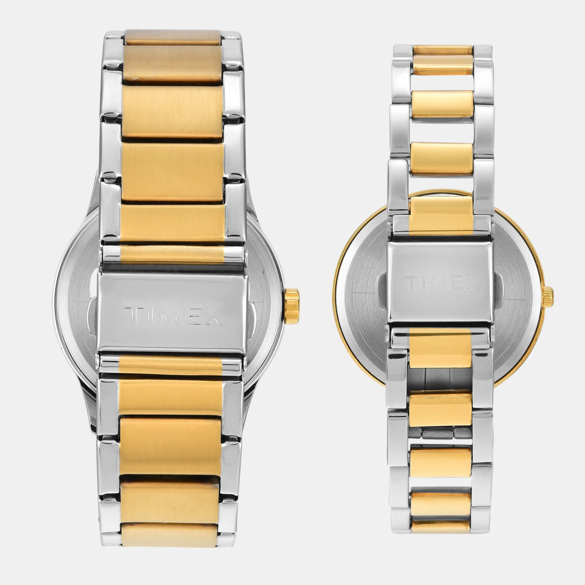 Fashion Couple Quartz White Dial Multi-Function Stainless Steel Watch TW00PR312