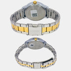 Fashion Couple Quartz Teal Dial Multi-Function Stainless Steel Watch TW00PR315