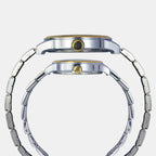 Fashion Couple Quartz Teal Dial Multi-Function Stainless Steel Watch TW00PR315