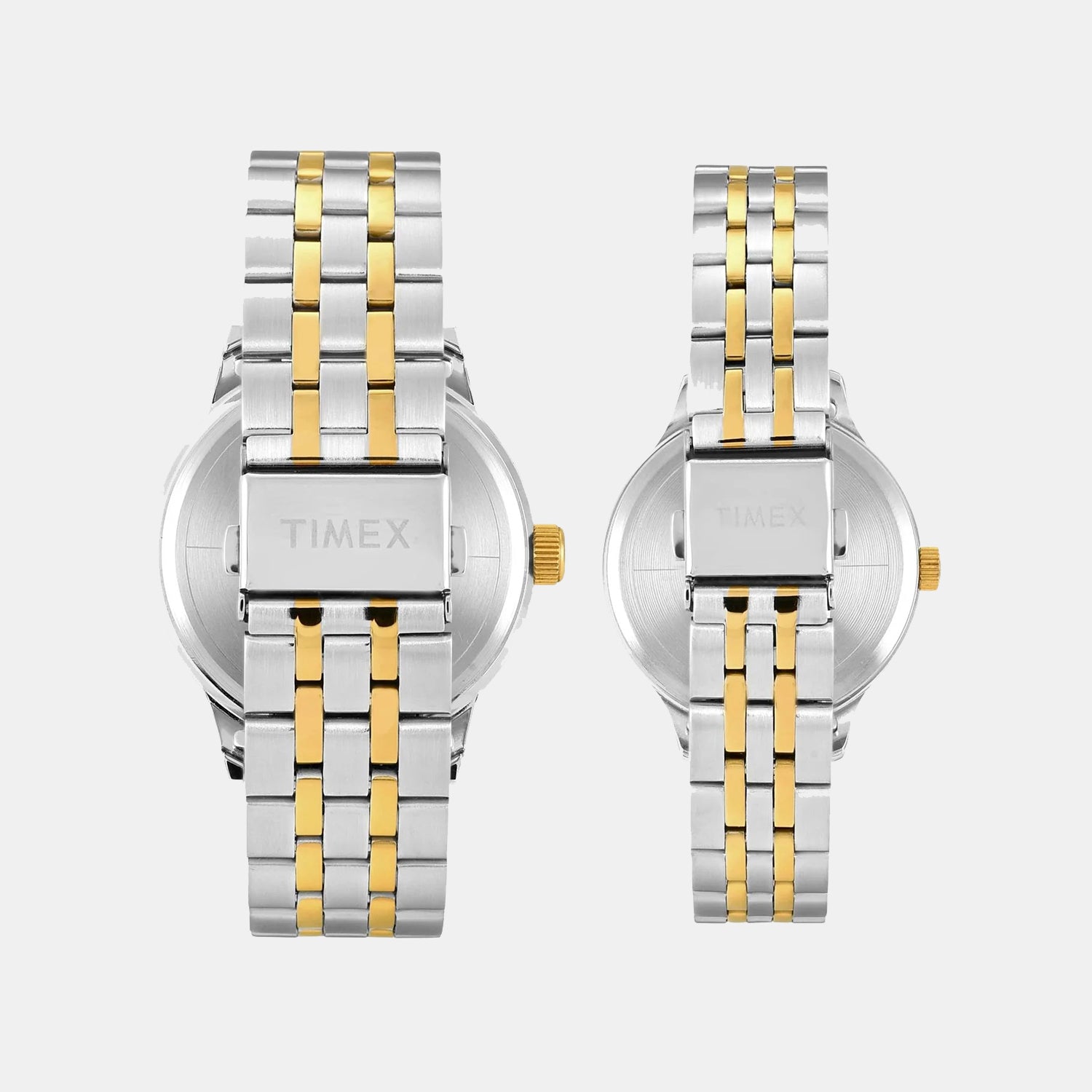Trendline Couple Quartz Grey Dial Multi-Function Stainless Steel Watch TW00PR317