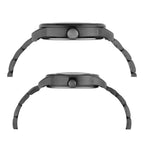 Fashion Couple Quartz Green Dial Multi-Function Stainless Steel Watch TW00PR318