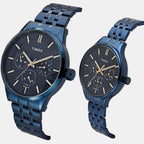 Trendline Pair Quartz Dial Multi-Function Stainless Steel Watch TW00PR319