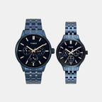 Trendline Pair Quartz Dial Multi-Function Stainless Steel Watch TW00PR319