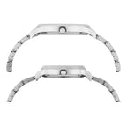 Fashion Couple Quartz Green Dial Analog Stainless Steel Watch TW00PR321