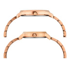 Fashion Couple Quartz Blue Dial Analog Stainless Steel Watch TW00PR322