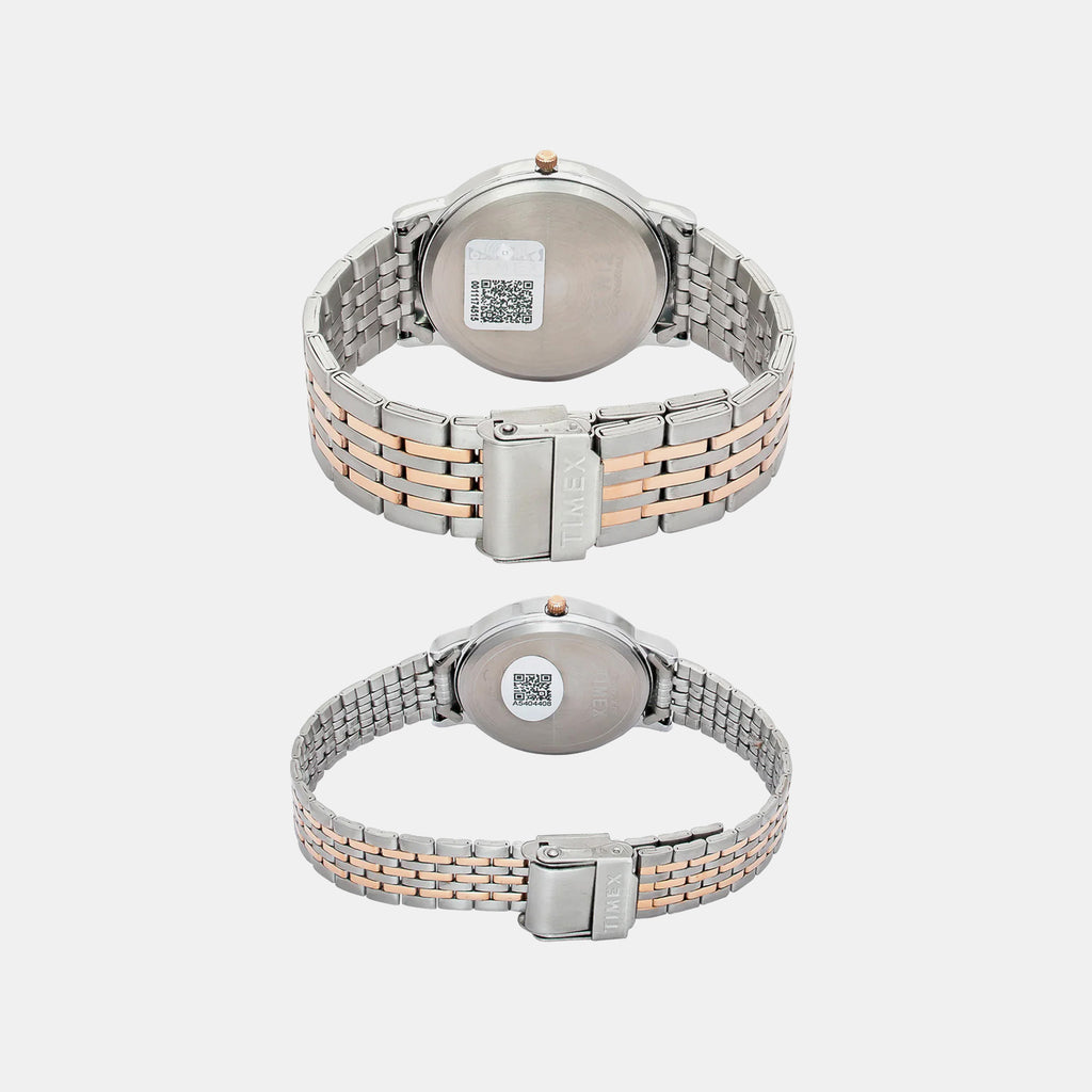 Trendline Pair Quartz Dial Analog Stainless Steel Watch TW00PR330