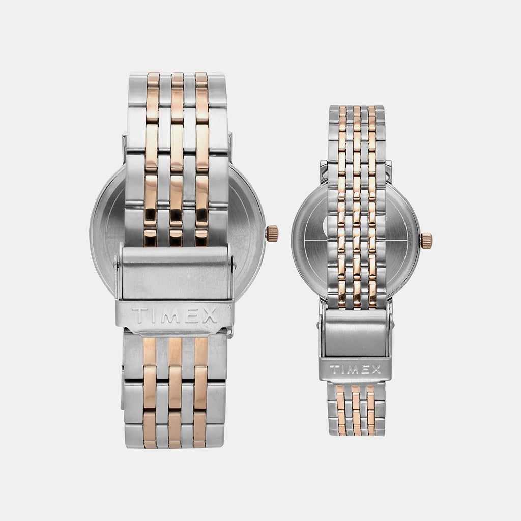 Trendline Pair Quartz Dial Analog Stainless Steel Watch TW00PR330
