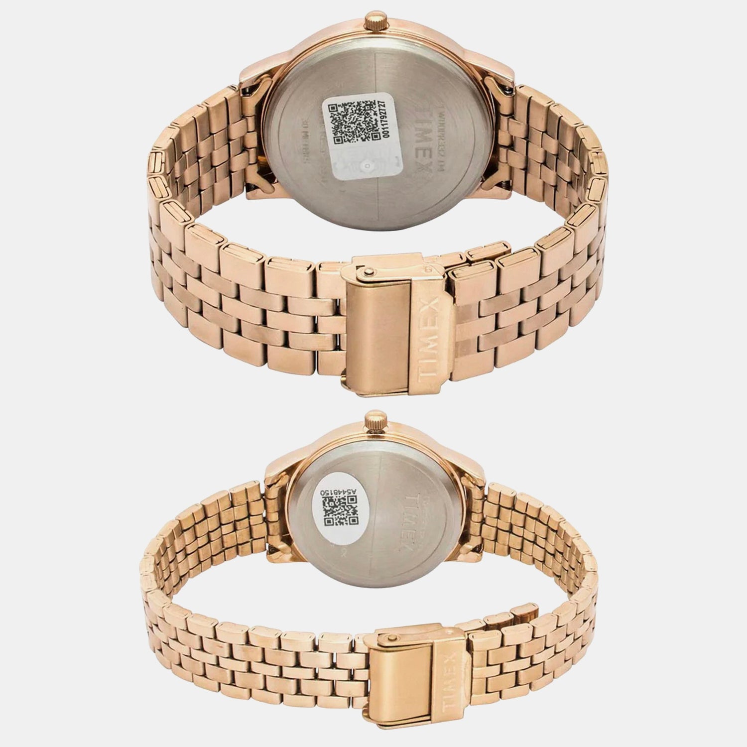 Fashion Couple Quartz Blue Dial Analog Stainless Steel Watch TW00PR332