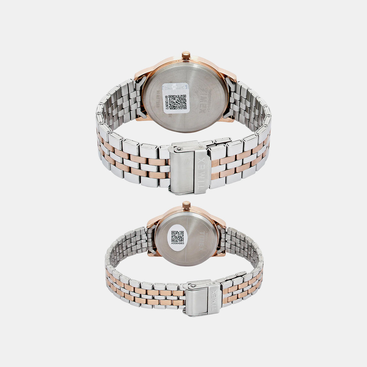 Trendline Couple Quartz Silver Dial Analog Stainless Steel Watch TW00PR334