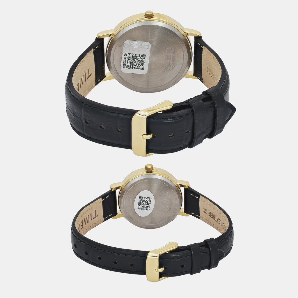 Trendline Couple Quartz Dial Analog Leather Watch TW00PR335