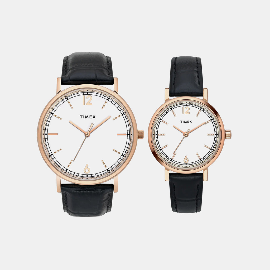 Trendline Pair Quartz Dial Analog Leather Watch TW00PR336