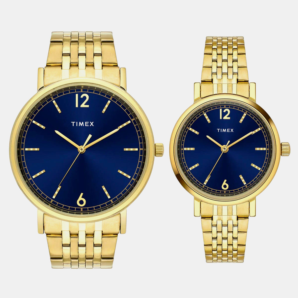 Trendline Pair Quartz Dial Analog Stainless Steel Watch TW00PR337