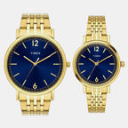 Trendline Pair Quartz Dial Analog Stainless Steel Watch TW00PR337