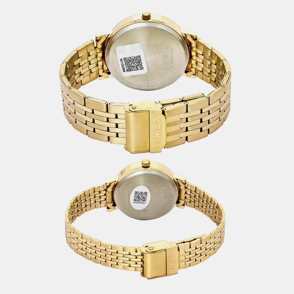 Trendline Pair Quartz Dial Analog Stainless Steel Watch TW00PR337