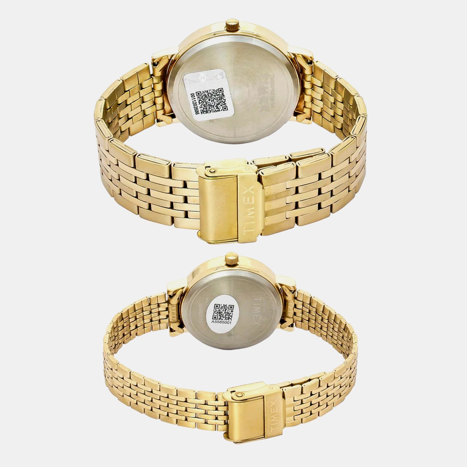 Fashion Couple Quartz Blue Dial Analog Stainless Steel Watch TW00PR337