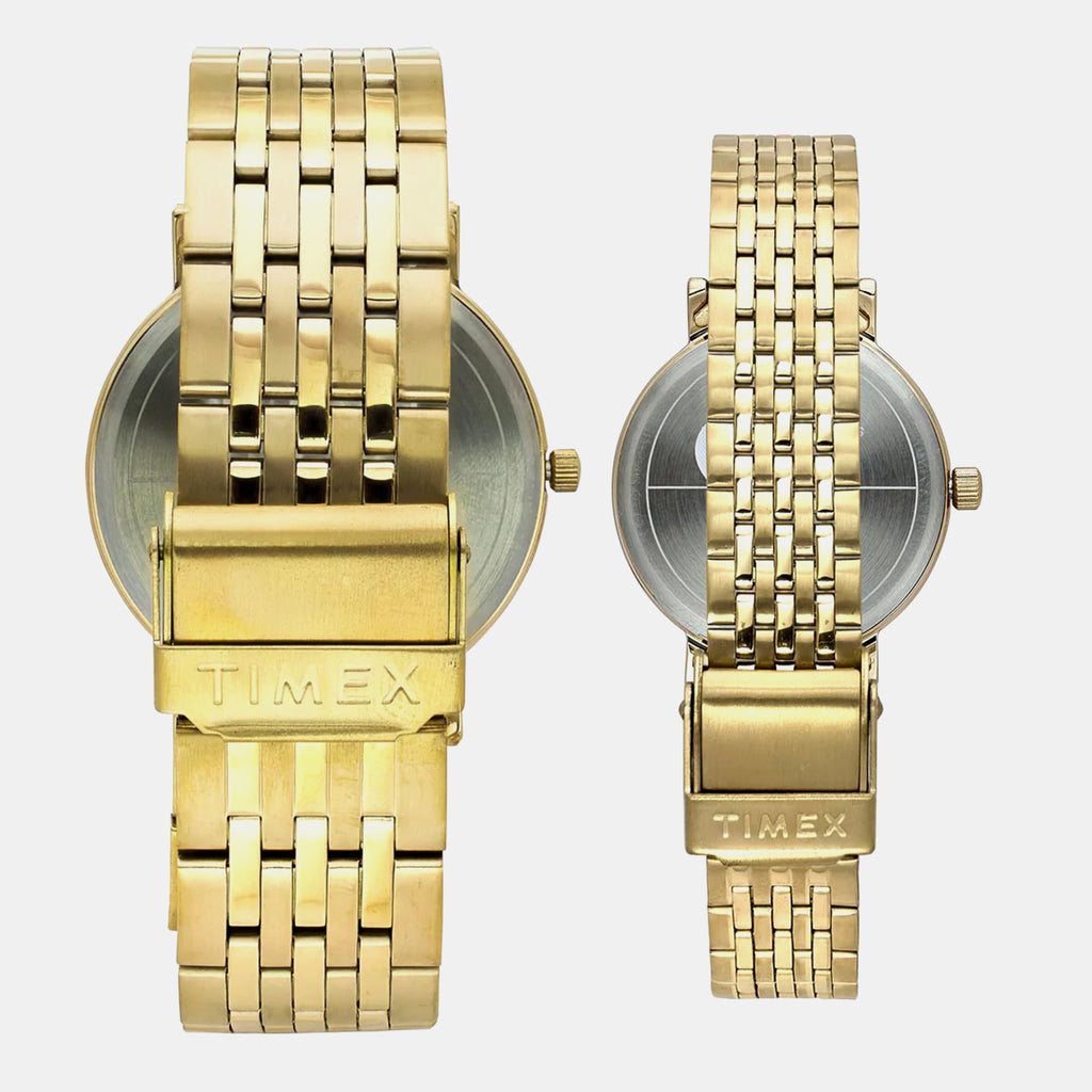 Trendline Pair Quartz Dial Analog Stainless Steel Watch TW00PR337
