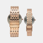 Trendline Couple Quartz Silver Dial Analog Stainless Steel Watch TW00PR338