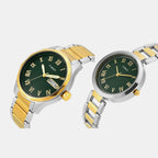 Trendline Pair Quartz Dial Analog Stainless Steel Watch TW00PR340