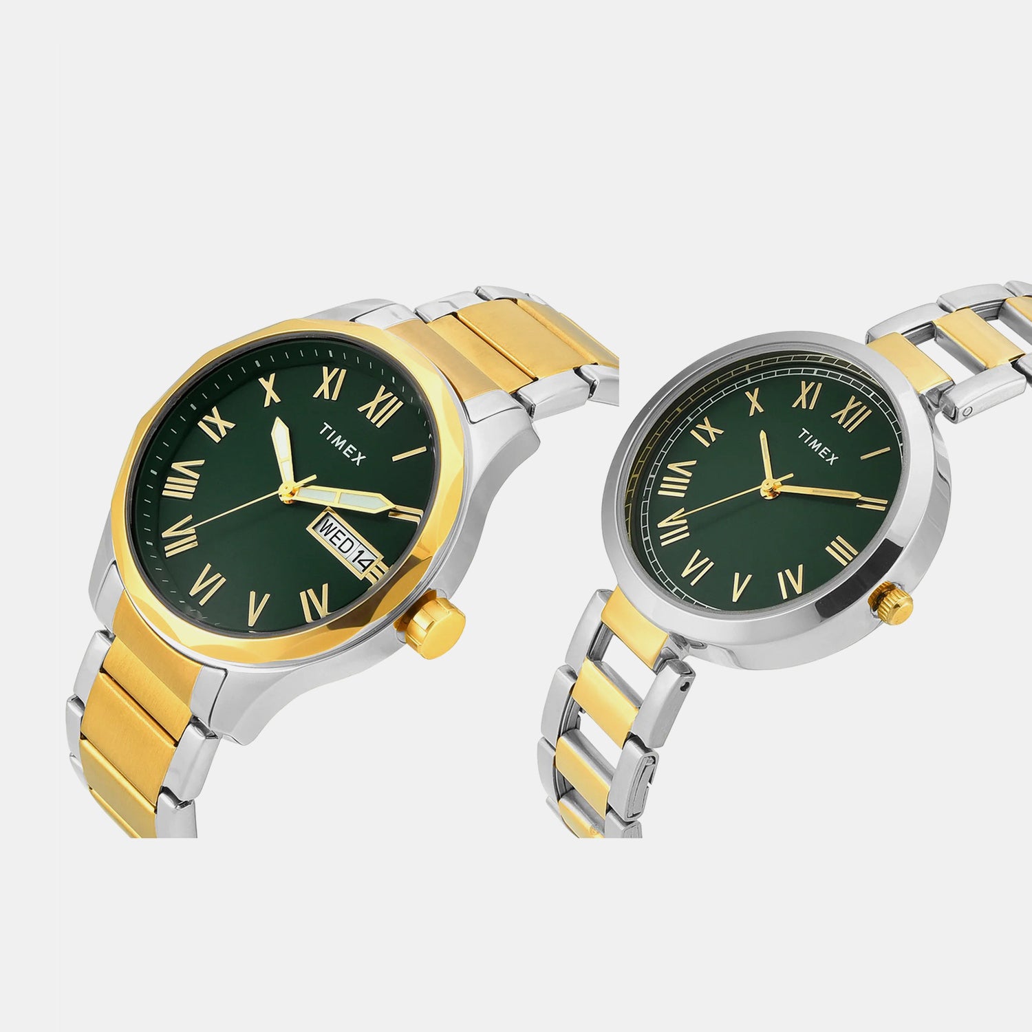 Trendline Pair Quartz Dial Analog Stainless Steel Watch TW00PR340