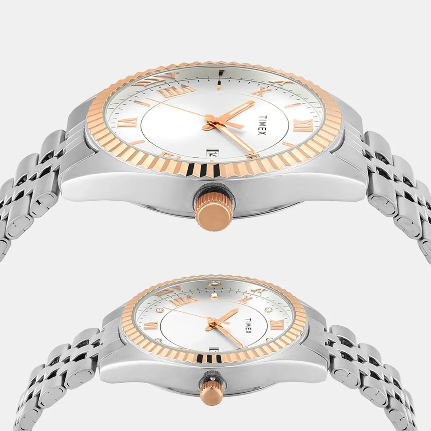 Trendline Couple Quartz Dial Analog Stainless Steel Watch TW00PR343