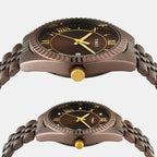 Trendline Couple Quartz Brown Dial Analog Stainless Steel Watch TW00PR344