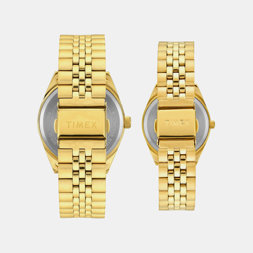 Trendline Pair Quartz Dial Multi-Function Stainless Steel Watch TW00PR345